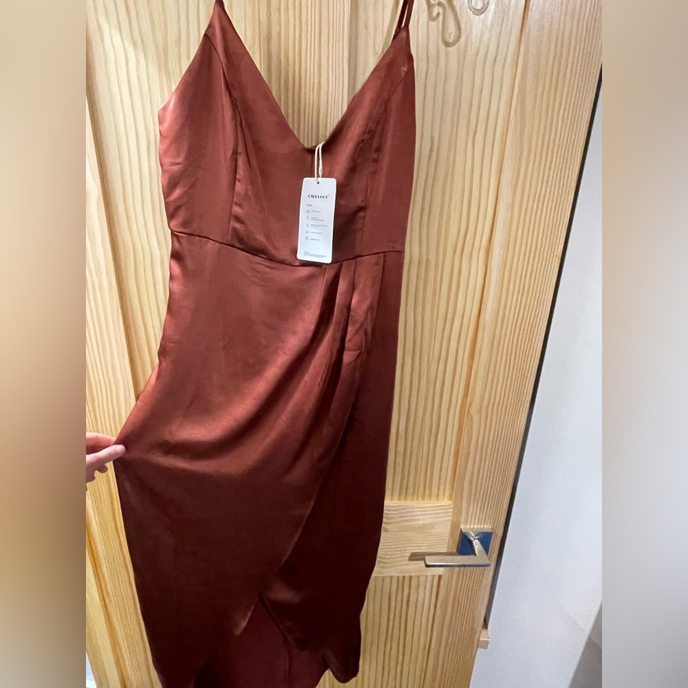 Satin Midi Dress